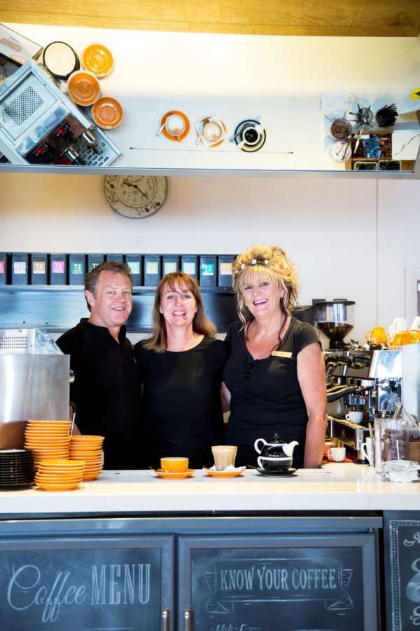 Capers LR Owners Gregg and Susan Brown and Manager Liz Todd Restaurant Association of New Zealand