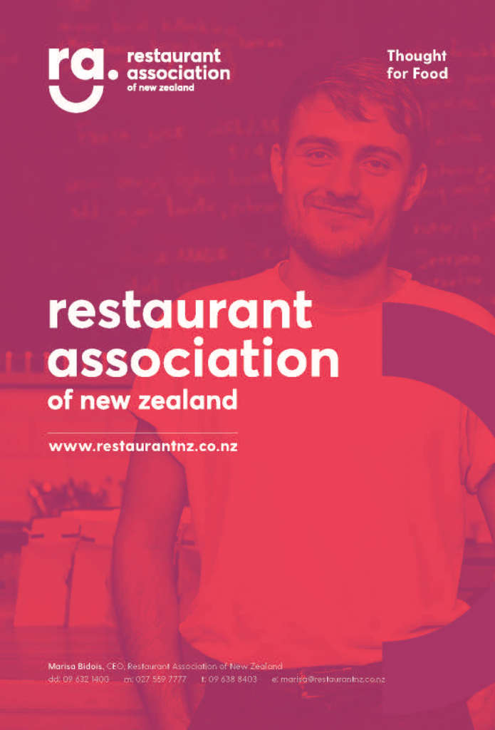 Restaurant Association brochure for Government 2018