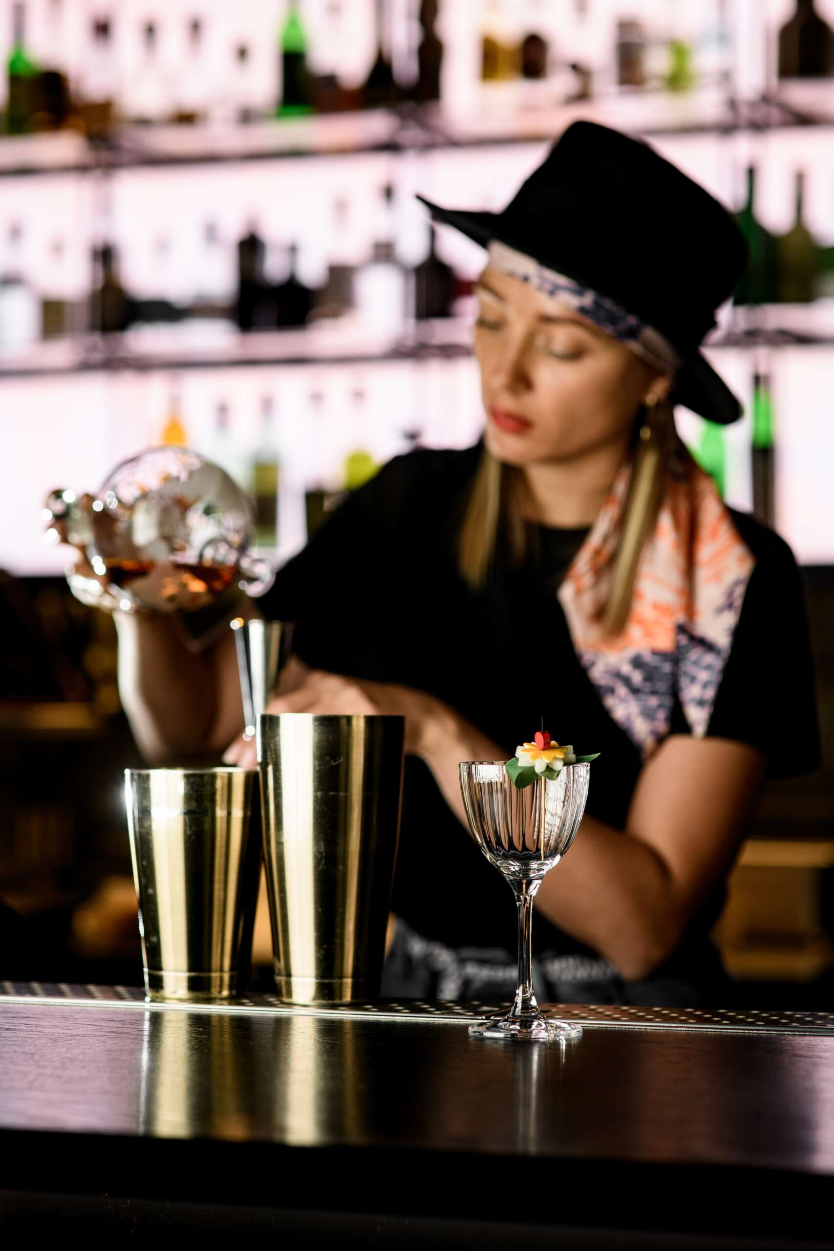 women bartender