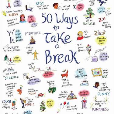 50 ways to take a break